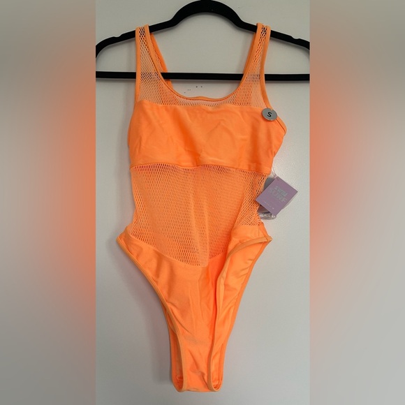 Forever 21 Other - Forever 21 Orange Mesh Swimsuit